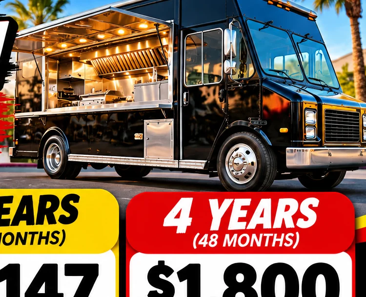Food truck promotional hero image